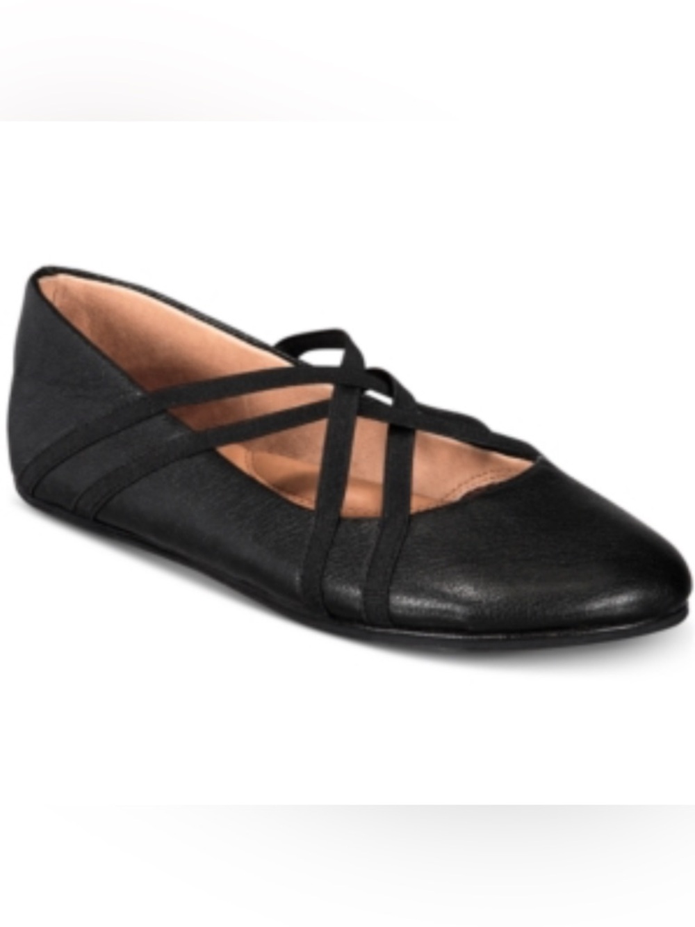 Gentle Souls 10 by Kenneth Cole Bay Braid Leather Flats strappy ballet comfort